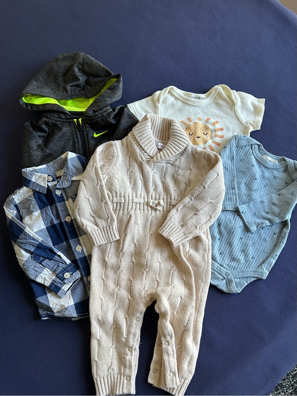 Baby Boy Bundle Includes Rabbit+Bear, Tommy Bahama, OshKosh & Nike Various Sizes